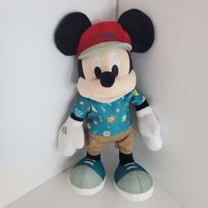 Disneyland Resort Plush Tourist Mickey Mouse 11" Hawaiian Shirt